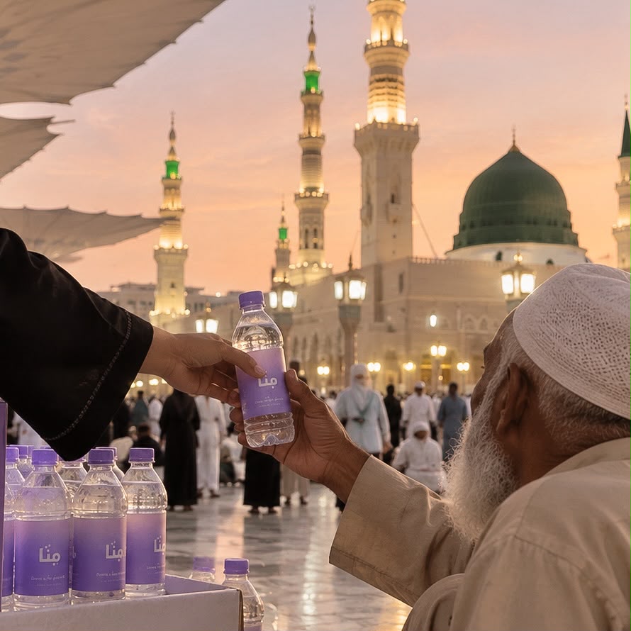 Water in Madinah, MINNA project photography